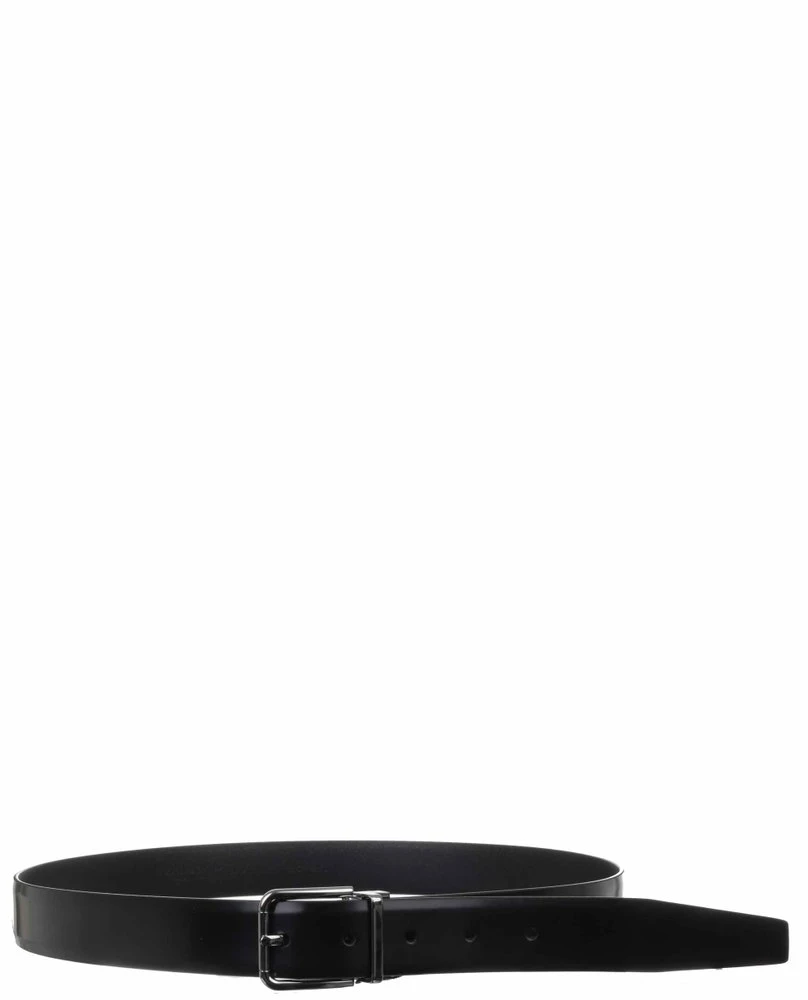 Dolce & Gabbana Classic Buckle Belt - Black 2 Dolce & Gabbana Classic Buckle Belt - Black - Image 2