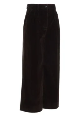 Dolce & Gabbana Corduroy Wide-Leg Cropped Pants - Brown -Cheap Vestureo Store ed6f4d209a6aa99043f1a2a278ea610b