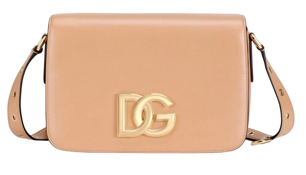 ( New Season ) Dolce & Gabbana 3.5 DG Logo Plaque Shoulder Bag - Pink 2 ( New Season ) Dolce & Gabbana 3.5 DG Logo Plaque Shoulder Bag - Pink - Image 2