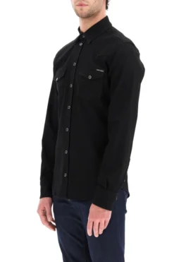 Dolce & Gabbana Denim Shirt - Black 9 Dolce & Gabbana Denim Shirt - Black -Cheap Vestureo Store eded02c81d8264c001155b2d8e513700