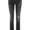 Dolce & Gabbana Ribbed Skinny Jeans - Black