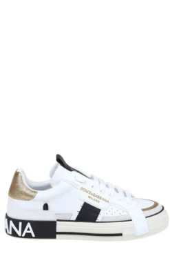( New Season ) Dolce & Gabbana 2.Zero Custom Sneakers - White