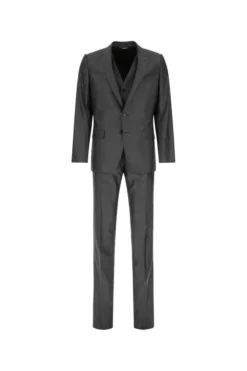 ( New Season ) Dolce & Gabbana Martini-Fit Tailored Suit - Grey