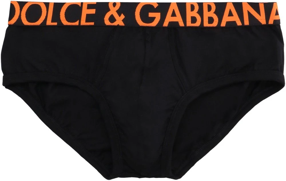 ( New Season ) Dolce & Gabbana Logo Waistband Briefs - Black 1 ( New Season ) Dolce & Gabbana Logo Waistband Briefs - Black