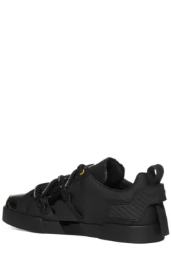 ( New Season ) Dolce & Gabbana Portofino Sneakers - Black -Cheap Vestureo Store ef019f3222aacfa786c81b2d60e06fba