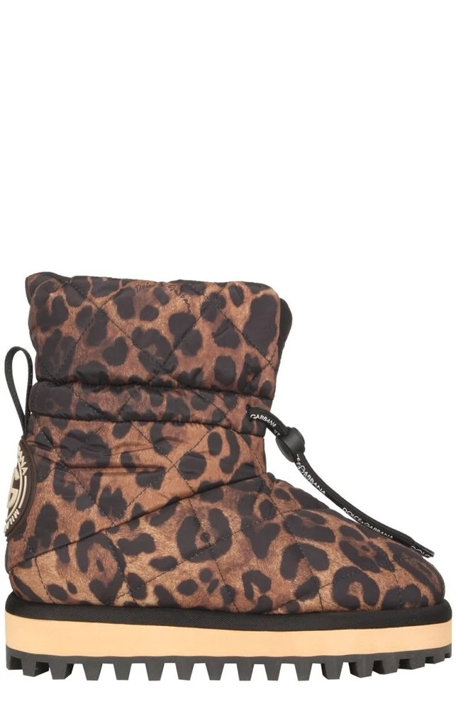 Dolce & Gabbana Leopard Printed Boots - Multi 1 Dolce & Gabbana Leopard Printed Boots - Multi
