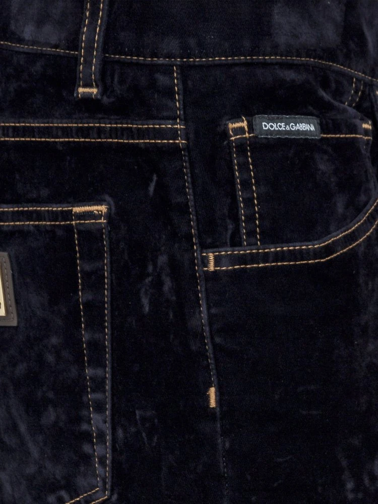 Dolce & Gabbana Dark Wash Straight Leg Jeans - Blue 3 Dolce & Gabbana Dark Wash Straight Leg Jeans - Blue - Image 3