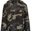( New Season ) Dolce & Gabbana Camouflage Print Zip-Up Hooded Jacket - Multi