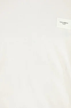 Dolce & Gabbana Logo Patch T-Shirt - White -Cheap Vestureo Store f05f77e12e409aa69e4f516d90c590e5