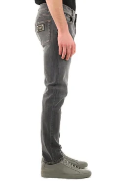 ( New Season ) Dolce & Gabbana Wash Slim-Fit Stretch Jeans - Grey -Cheap Vestureo Store f0d849b9bef2a2f9754e48892aad2408