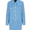 Dolce & Gabbana Single Breasted Coat - Blue
