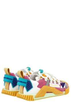 ( New Season ) Dolce & Gabbana Colour-Block Lace-Up Sneakers - Multi -Cheap Vestureo Store f1c1510efe27c070c24ee01d0416bd8f