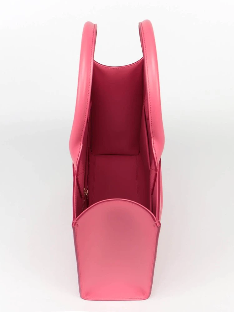 Dolce & Gabbana Logo Embossed Top Handle Tote Bag - Pink 4 Dolce & Gabbana Logo Embossed Top Handle Tote Bag - Pink - Image 4
