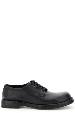 Dolce & Gabbana Lace Up Derby Shoes - Black