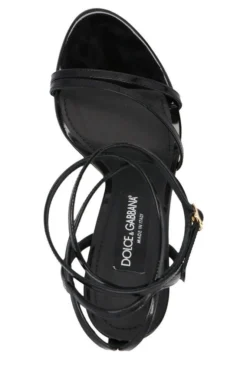 ( New Season ) Dolce & Gabbana Polished Sandals - Black -Cheap Vestureo Store f39709d15e933a87693173bcde998c01