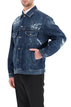 Dolce & Gabbana Distressed Buttoned Denim Jacket - Blue 10 Dolce & Gabbana Distressed Buttoned Denim Jacket - Blue -Cheap Vestureo Store f3dfaaf888c4136cf03dbe9f2e90d21b