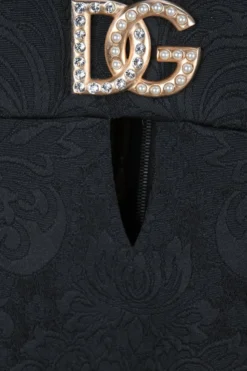Dolce & Gabbana Monogram Plaque Mini Dress - Black -Cheap Vestureo Store f3fc4eba211d3316174deecc5f106e01