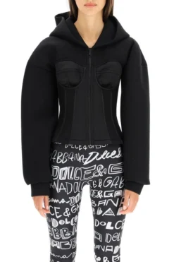 Dolce & Gabbana Corset Hooded Jacket - Black 9 Dolce & Gabbana Corset Hooded Jacket - Black -Cheap Vestureo Store f41bd3df7ed68fb9b10a58cdc54347b3