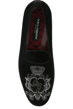 Dolce & Gabbana Embroidered Loafers - Black 7 Dolce & Gabbana Embroidered Loafers - Black -Cheap Vestureo Store f45f4eb7cb2c225860367aca376d044b