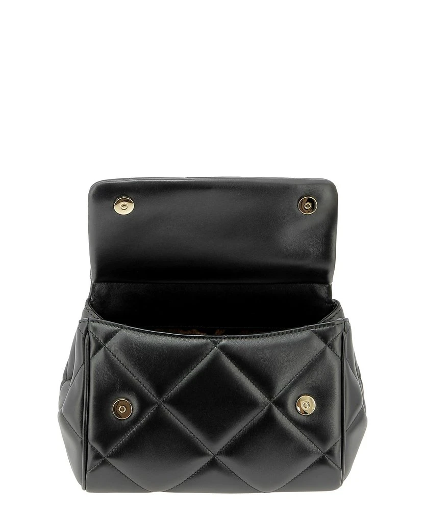 Dolce & Gabbana Sicily Quilted Shoulder Bag - Black 5 Dolce & Gabbana Sicily Quilted Shoulder Bag - Black - Image 5