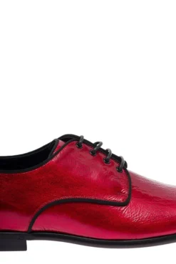 ( New Season ) Dolce & Gabbana Patent Lace-Up Derby Shoes - Red -Cheap Vestureo Store f49806fab74002ced613d7e5dce83866