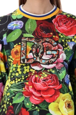 ( New Season ) Dolce & Gabbana Floral Printed Crewneck Sweatshirt - Multi -Cheap Vestureo Store f4d99adc97557c51c3d76a7c55a6f8a4