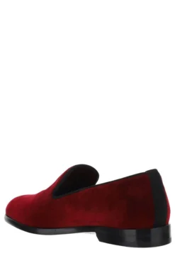 ( New Season ) Dolce & Gabbana Slip On Loafers - Red -Cheap Vestureo Store f4e0fe43e8bd7dfbd36eccf805b47169