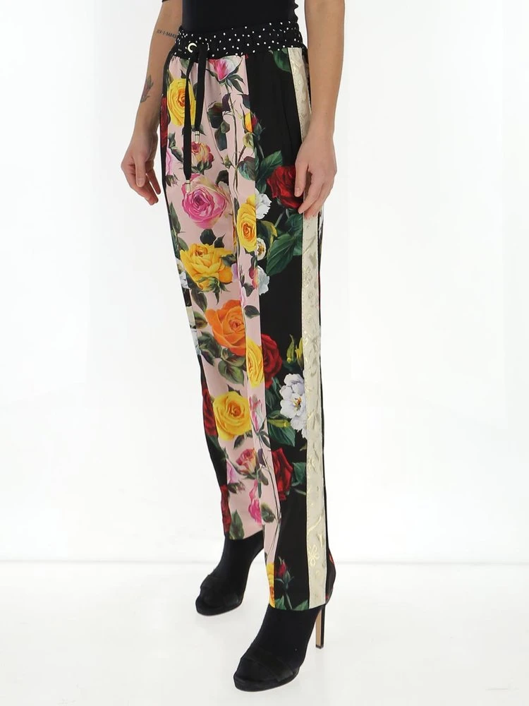 Dolce & Gabbana Patchwork Striped Pants - Multi 6 Dolce & Gabbana Patchwork Striped Pants - Multi - Image 6