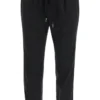 Dolce & Gabbana Contrast Trim Track Pants - Black