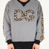 Dolce & Gabbana Monogram Leopard Print Sweatshirt - Multi