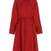 Dolce & Gabbana Belted Mid-Length Trench Coat - Red