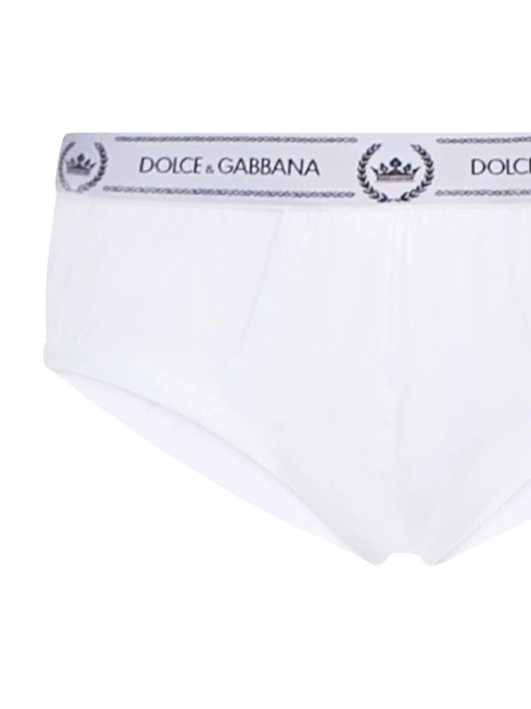 Dolce & Gabbana Logo Band Briefs - White 3 Dolce & Gabbana Logo Band Briefs - White - Image 3