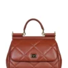 Dolce & Gabbana Sicily Medium Tote Bag - Brown