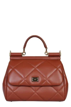 Dolce & Gabbana Sicily Medium Tote Bag - Brown