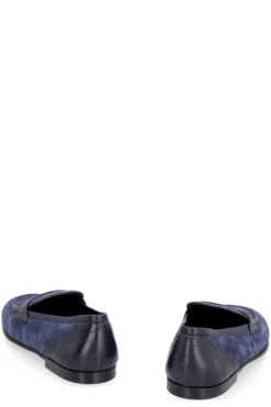 Dolce & Gabbana Draped Top Slip-On Loafers - Blue -Cheap Vestureo Store f7a6022459cfecfb5cffca7f6827aee4