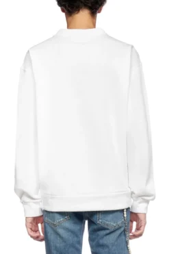 Dolce & Gabbana Logo Embroidered Crewneck Sweatshirt - White -Cheap Vestureo Store f7b6600a6588dcd39ffc6d73484f3116