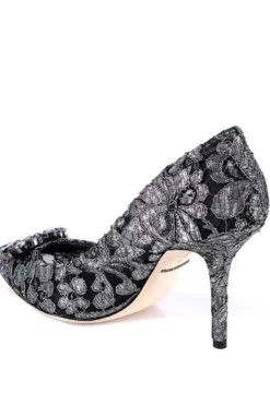 ( New Season ) Dolce & Gabbana Bellucci Lace Pumps - Black -Cheap Vestureo Store f7c0b0274763d1226ce971790d7afff6