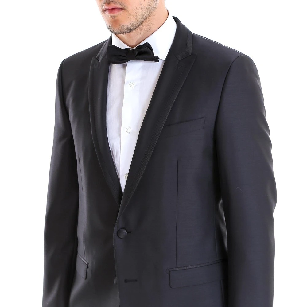 Dolce & Gabbana Single-Breasted Tuxedo - Black 3 Dolce & Gabbana Single-Breasted Tuxedo - Black - Image 3