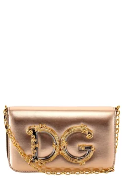 Dolce & Gabbana DG Girls Clutch Bag - Gold