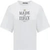 ( New Season ) Dolce & Gabbana Made In Italy Printed T-Shirt - White