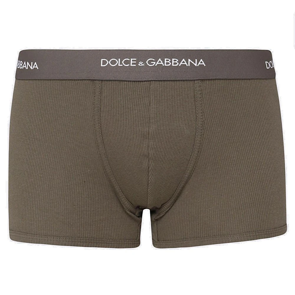 ( New Season ) Dolce & Gabbana Underwear Logo Boxers - Brown 1 ( New Season ) Dolce & Gabbana Underwear Logo Boxers - Brown