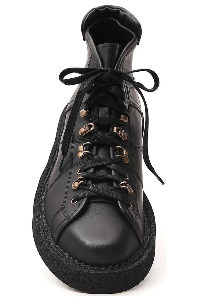 Dolce & Gabbana Modigliani Lace-Up Ankle Boots - Black 4 Dolce & Gabbana Modigliani Lace-Up Ankle Boots - Black - Image 4