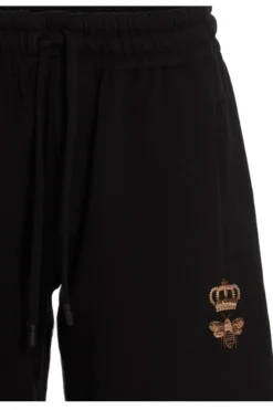 Dolce & Gabbana Logo Embroidered Drawstring Shorts - Black -Cheap Vestureo Store f9974a7d5f11292742e6e97043c670f0