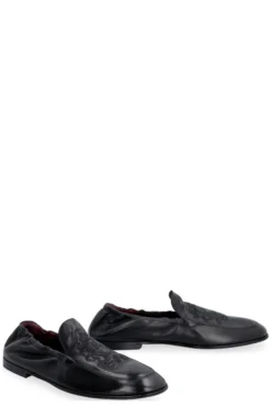Dolce & Gabbana Elastic Back Loafers - Black -Cheap Vestureo Store f9ef016ab2ae06270075223a765ae9bb