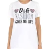 Dolce & Gabbana Printed Slogan T-Shirt - White