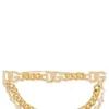 Dolce & Gabbana Diva DG Logo Embellished Brooch - Gold