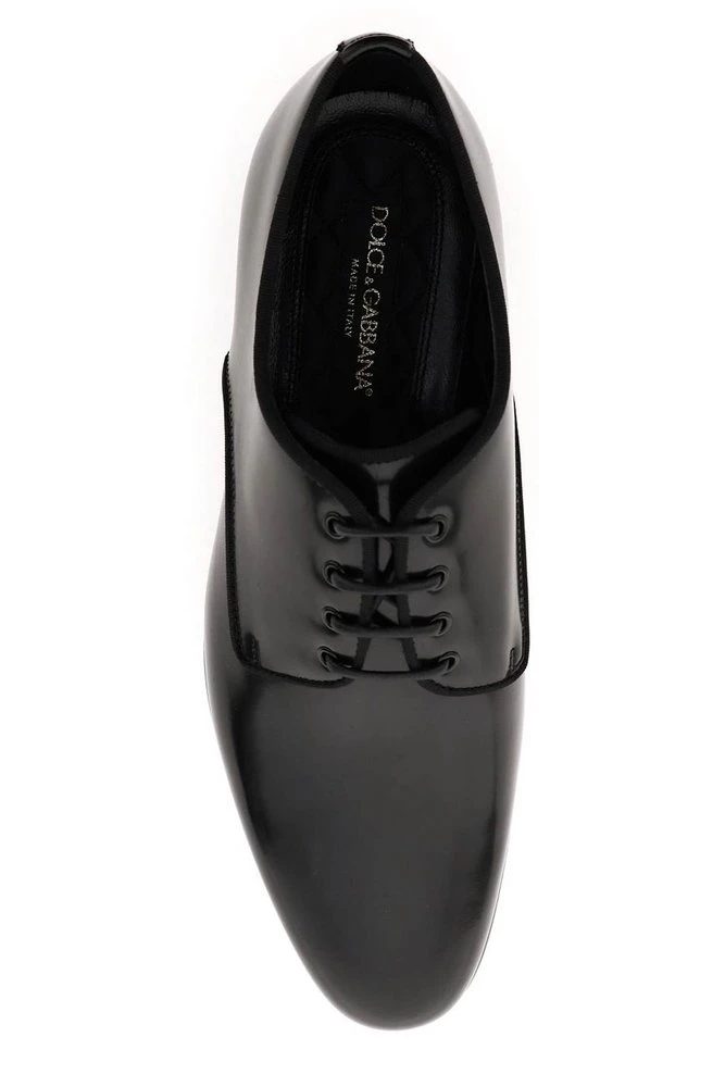 ( New Season ) Dolce & Gabbana Raffaello Derby Shoes - Black 5 ( New Season ) Dolce & Gabbana Raffaello Derby Shoes - Black - Image 5