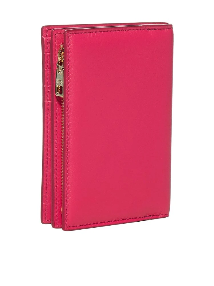 Dolce & Gabbana Logo Plaque Wallet - Pink 2 Dolce & Gabbana Logo Plaque Wallet - Pink - Image 2