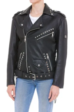 ( New Season ) Dolce & Gabbana Belted Biker Jacket - Black -Cheap Vestureo Store fad235230e49eba9363754ae93092d3c