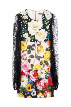 Dolce & Gabbana Floral Patchwork Mini Dress - Multi